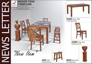 News Letter Kawi Dining Set