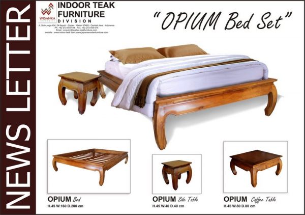 News Letter opium bed set Indoor furniture unpluged