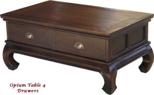 Opium Table 4 Drawers