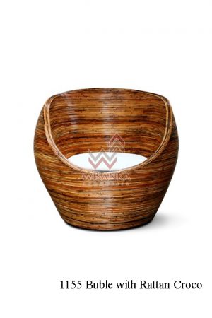 Buble With Rattan Croco