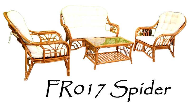 Spider Rattan Set