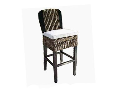 Emerald Rattan Barstool