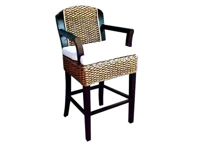 Emerald Arm Barstool