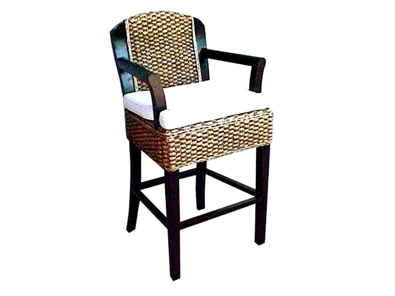 Emerald Arm Barstool