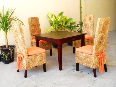 Orange Dining Set