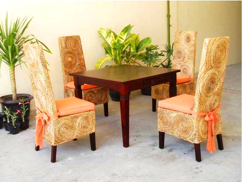 Orange Dining Set