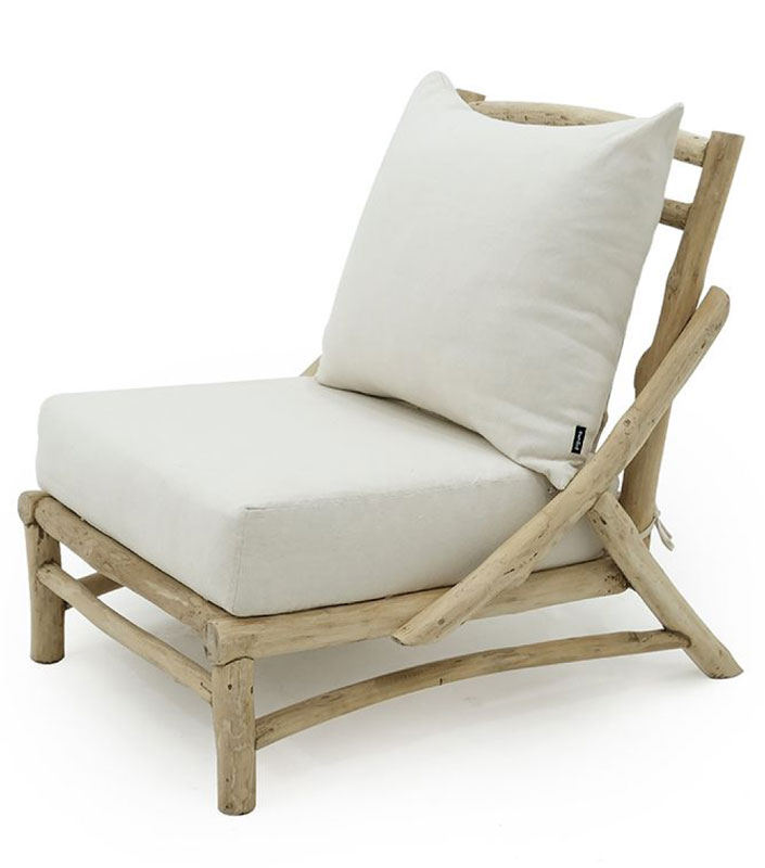 Aksa 1 seater teak branch furniture