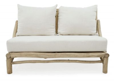 Aksa 2 seaters teak branch furniture