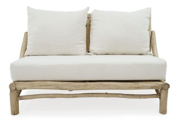 Aksa 2 seaters teak branch furniture