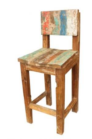 Jovi Wooden Bar Chair