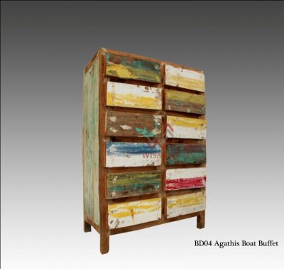 Agathis Boat Wood Buffet
