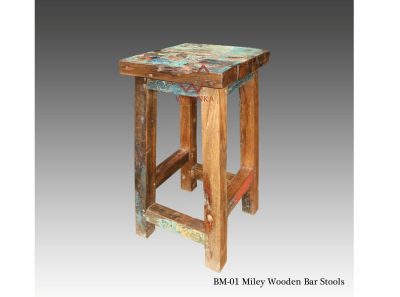 Miley Wooden Bar Stool