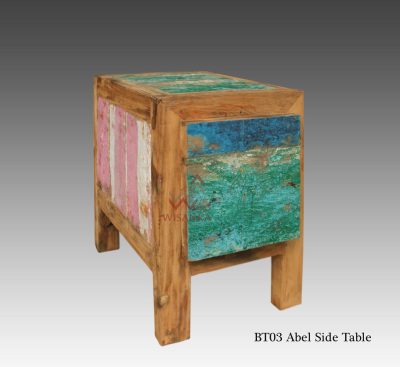 Abel Wooden Side Table