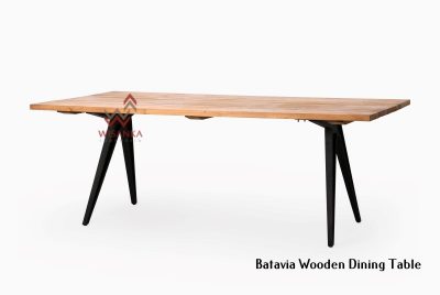 Batavia Wooden Dining Table
