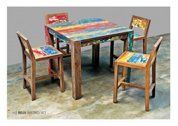 Bliss Wooden Bistro Set