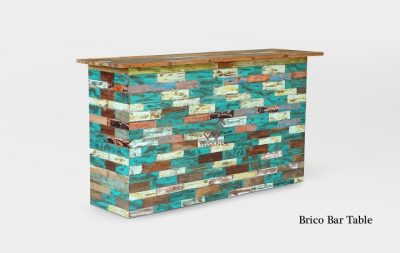 Brico Wooden Bar Table