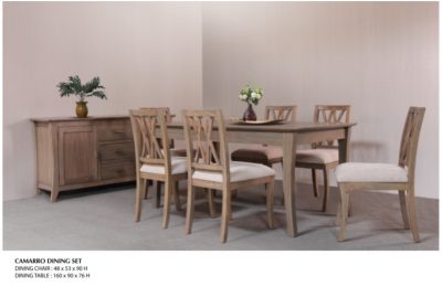 Camarro Wooden Dining Set Furniture
