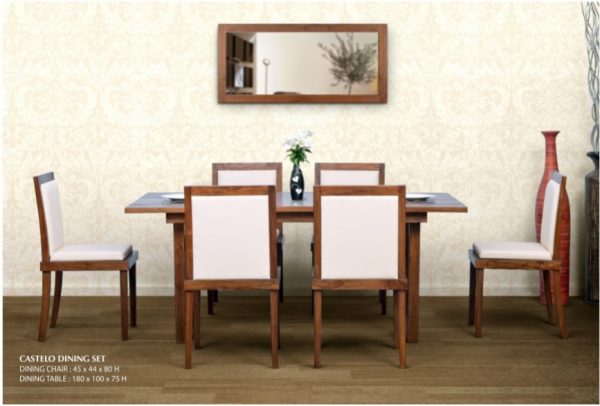 Castelo Wooden Dining Set Furniture