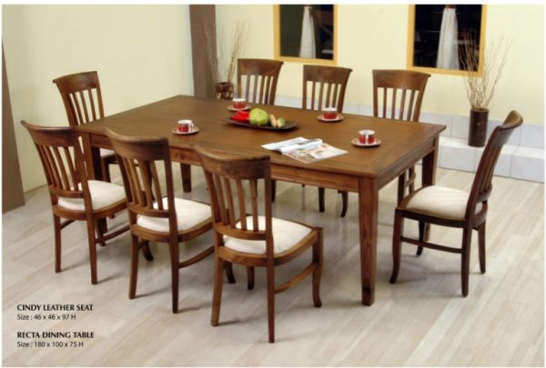 Cindy Wooden Dining Set Furniture