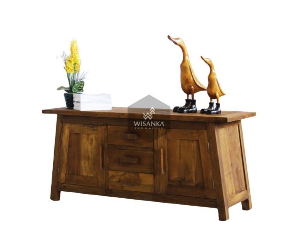 Durham Reclaimed Teak Low Cabinet