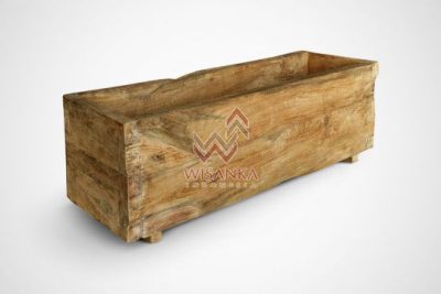 Wooden Long Planter Kasse