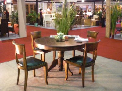 Italy round dining furniture