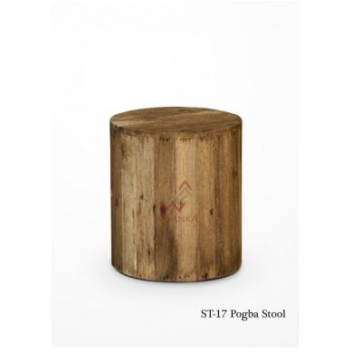 Pogba Wooden Stool