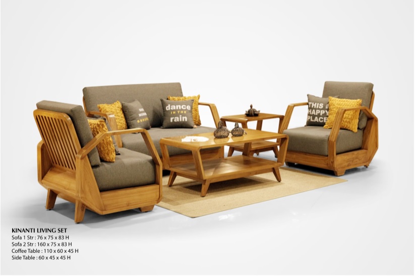 Kinanti Wooden Living Set Furniture