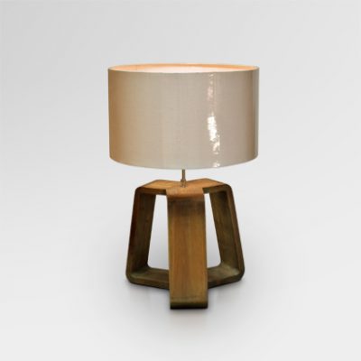 Lare Teak Table Lamp
