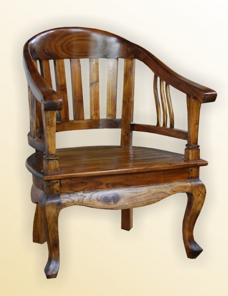 Lenong Arm Chair _wooden seat