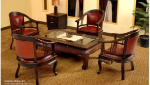 Lenong Wooden Living Set Furniture