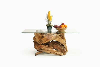 Lotus teak root table