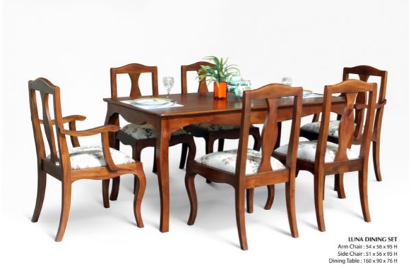 Luna Wooden Dining Set Furniture