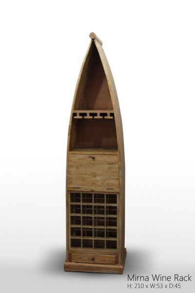Mirna Wine Rack 210x53x45