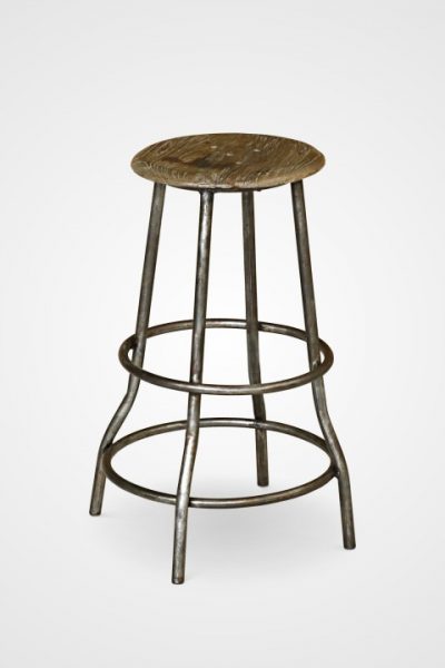 Uruma Wooden Bar Stool
