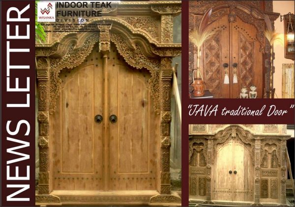 News Letter java traditional door