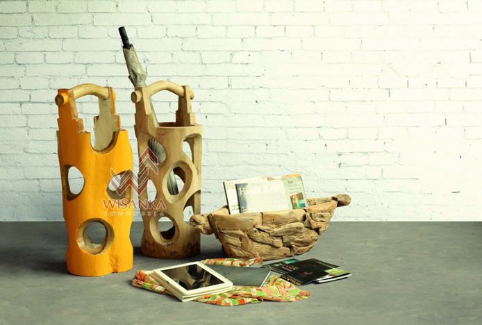 Rehan Wooden Umbrella Case