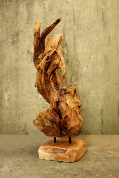 Meli Wood Stand Decor