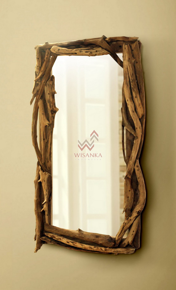 Conan Reclaimed Wood Mirror