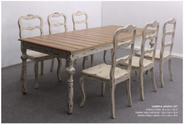 Sabbrina Wooden Dining Set Furniture
