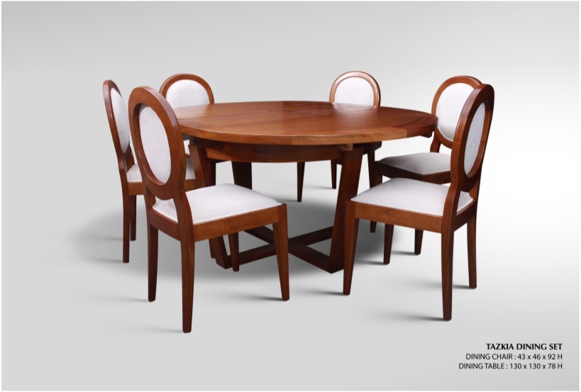 Tazkia Wooden Dining Set Furniture