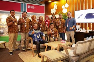 The atmosphere of the Wisanka Indonesia booth during the IFEX 2019 event, 11-14 ...