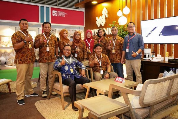 The atmosphere of the Wisanka Indonesia booth during the IFEX 2019 event, 11-14 ...