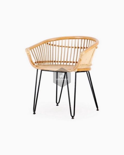This Kuga Rattan Dining Chair from Indonesia Rattan is carefully crafted with na...