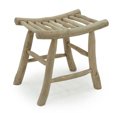 Vada stool teak branch furniture