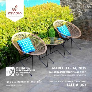 Wisanka Indonesia IFEX 2019 Garden and Terrace Furniture