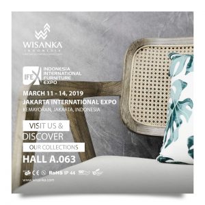 Wisanka Indonesia IFEX 2019 Indoor Living Chair Decoration