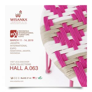 Wisanka Indonesia IFEX 2019 Indoor Rope Furniture