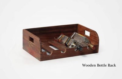 Reclaimed Bottle Rack