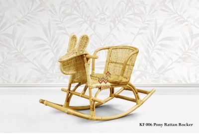 Pony Rattan Rocker